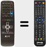 Télécommande pour remplacer XSAT