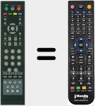 T&eacute;l&eacute;commande pour remplacer RC08F