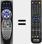 T&eacute;l&eacute;commande pour remplacer RCC004