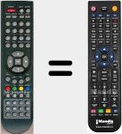 T&eacute;l&eacute;commande pour remplacer RC52EVO