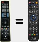 T&eacute;l&eacute;commande pour remplacer AKB72914206