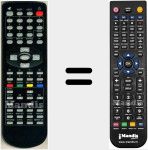 T&eacute;l&eacute;commande pour remplacer LDVD1535