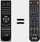 T&eacute;l&eacute;commande pour remplacer RC156IMAGINE