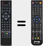 T&eacute;l&eacute;commande pour remplacer RC55DTVPVROS