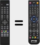 Télécommande pour remplacer RC4822