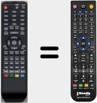 T&eacute;l&eacute;commande pour remplacer LCD1920DVX