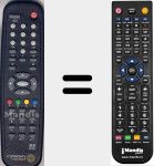 Télécommande pour remplacer 11141