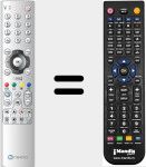 T&eacute;l&eacute;commande pour remplacer 2253-519