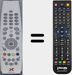 Télécommande pour remplacer Cablecom (RC39870R00)