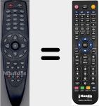 T&eacute;l&eacute;commande pour remplacer CCR682