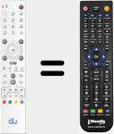 T&eacute;l&eacute;commande pour remplacer 2253-592