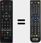 T&eacute;l&eacute;commande pour remplacer RT5520