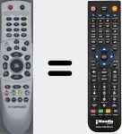 Télécommande pour remplacer FSR-1000DR