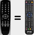 T&eacute;l&eacute;commande pour remplacer 56681