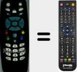 T&eacute;l&eacute;commande pour remplacer Homecast002