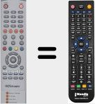 Télécommande pour remplacer Hotstream001