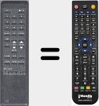 T&eacute;l&eacute;commande pour remplacer MRC550