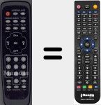 T&eacute;l&eacute;commande pour remplacer Kyoto001