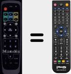 T&eacute;l&eacute;commande pour remplacer Kyoto002