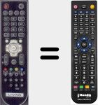 T&eacute;l&eacute;commande pour remplacer Livas001