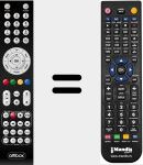 T&eacute;l&eacute;commande pour remplacer Lyse001