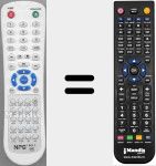 T&eacute;l&eacute;commande pour remplacer NPG006