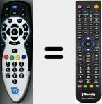 Télécommande pour remplacer Nbox001