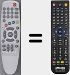 T&eacute;l&eacute;commande pour remplacer 5000-V2