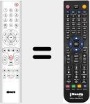 T&eacute;l&eacute;commande pour remplacer Ono003