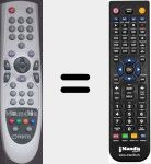 T&eacute;l&eacute;commande pour remplacer Opentel002