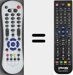 T&eacute;l&eacute;commande pour remplacer Orbitech003