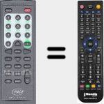 T&eacute;l&eacute;commande pour remplacer Pace003