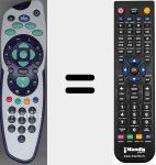 T&eacute;l&eacute;commande pour remplacer Pace005