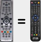 Télécommande pour remplacer Pace007