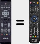 Télécommande pour remplacer Pace009