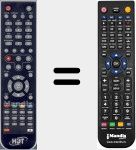 T&eacute;l&eacute;commande pour remplacer RCU SH3000