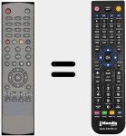 T&eacute;l&eacute;commande pour remplacer DSRDTR90009900PVR