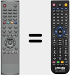 T&eacute;l&eacute;commande pour remplacer DSR DTR 9000 TWIN