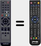 T&eacute;l&eacute;commande pour remplacer S3012-CIH