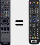 T&eacute;l&eacute;commande pour remplacer S3012-CI