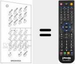 T&eacute;l&eacute;commande pour remplacer 660010111