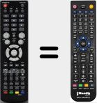 T&eacute;l&eacute;commande pour remplacer RCALD192200