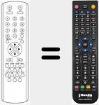 T&eacute;l&eacute;commande pour remplacer 2040