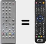 T&eacute;l&eacute;commande pour remplacer RJ2307E