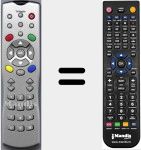 Télécommande pour remplacer DIGI2000