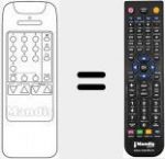 T&eacute;l&eacute;commande pour remplacer 22T1