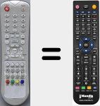 T&eacute;l&eacute;commande pour remplacer RC44