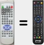 T&eacute;l&eacute;commande pour remplacer DCS1420