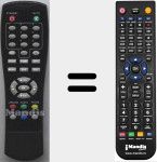 T&eacute;l&eacute;commande pour remplacer 877601