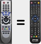 Comandament a dist&agrave;ncia substitut de RC431